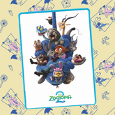 Zootopia 2 Movie Poster Plush Blanket