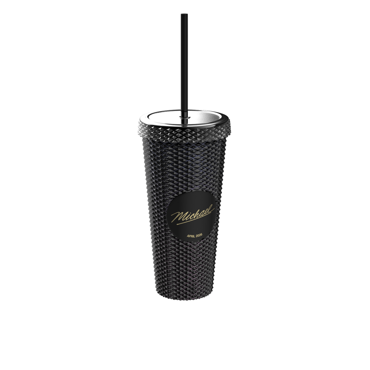Michael 20oz Black Diamond Tumbler