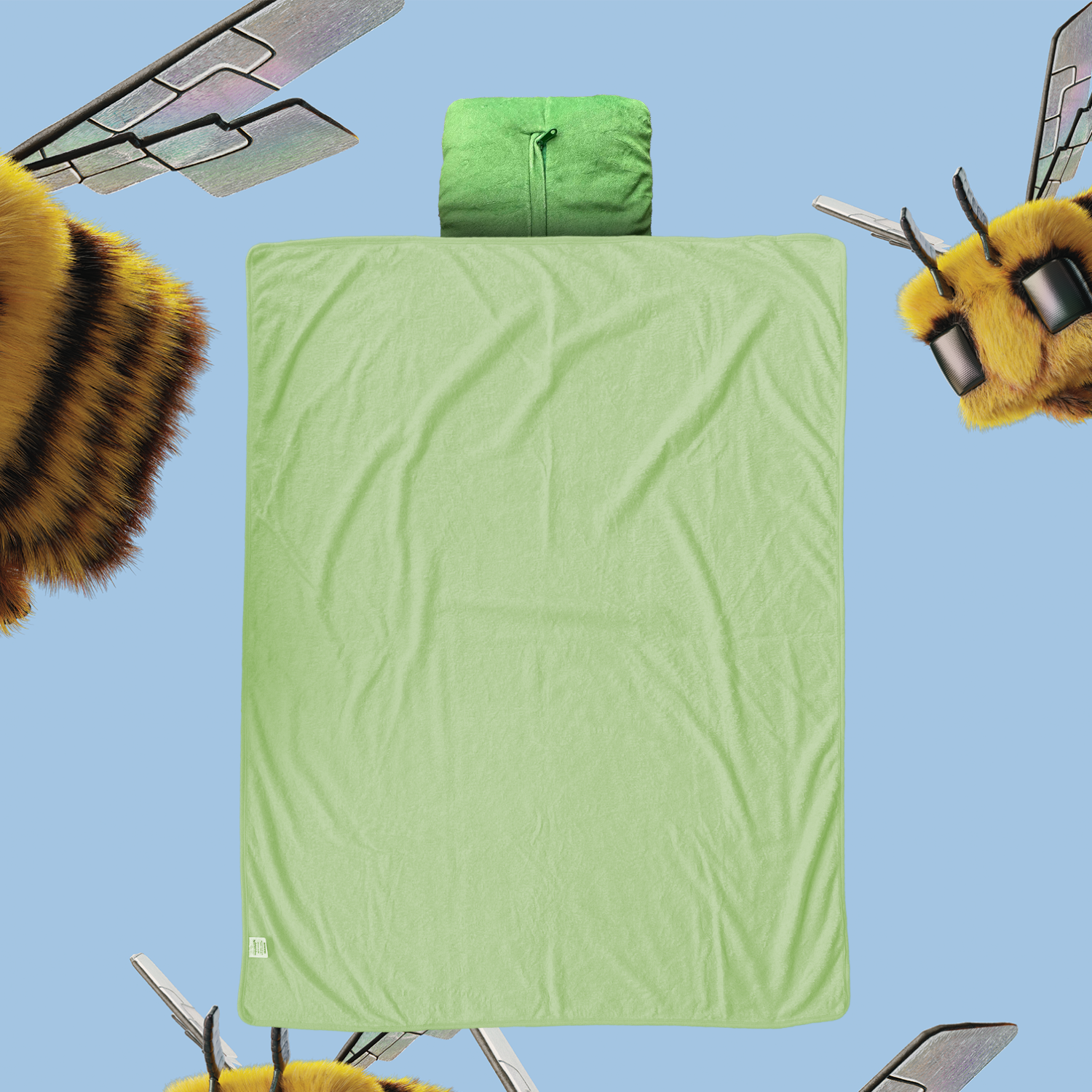 Minecraft Creeper Pillow Blanket