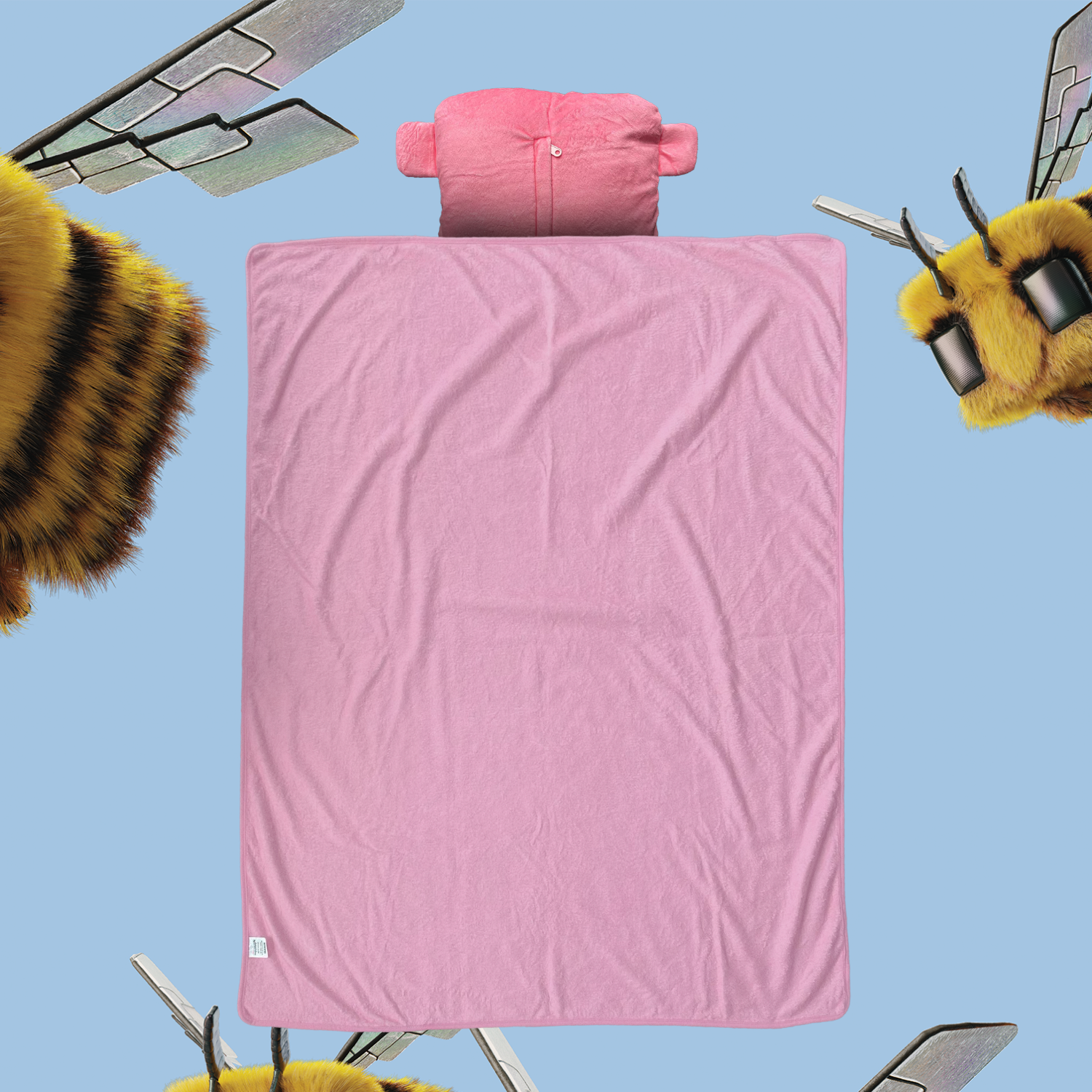 Minecraft Sheep Pillow Blanket