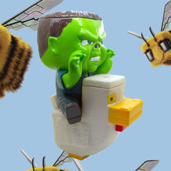 Minecraft Chicken Jockey Drink & Snack Container Set