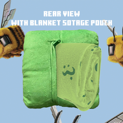 Minecraft Creeper Pillow Blanket
