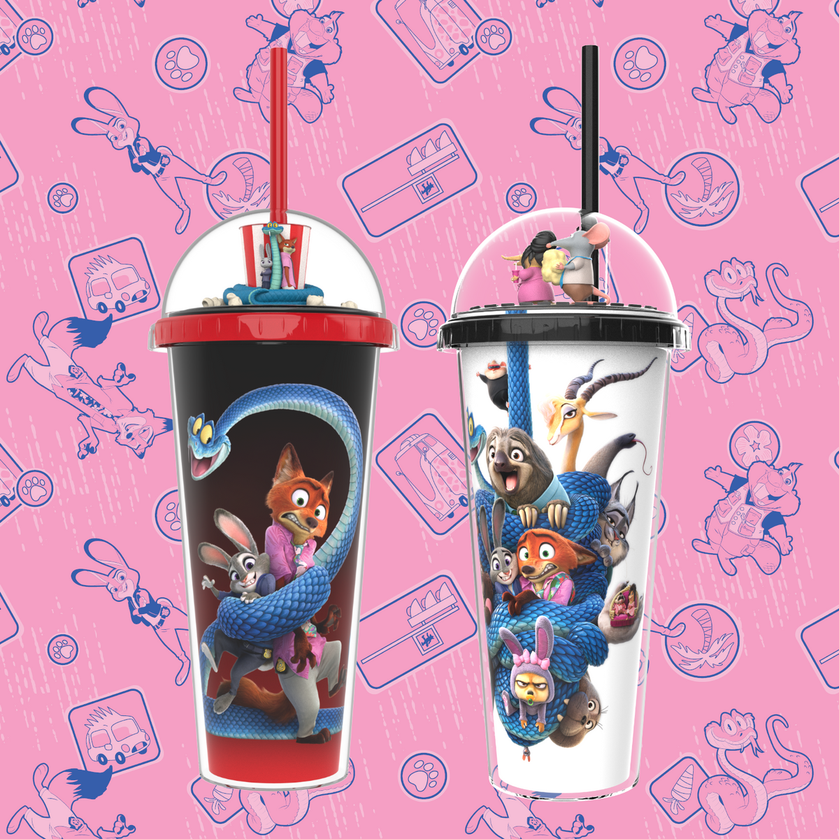 Zootopia 2 Dome Lid Tumbler Set
