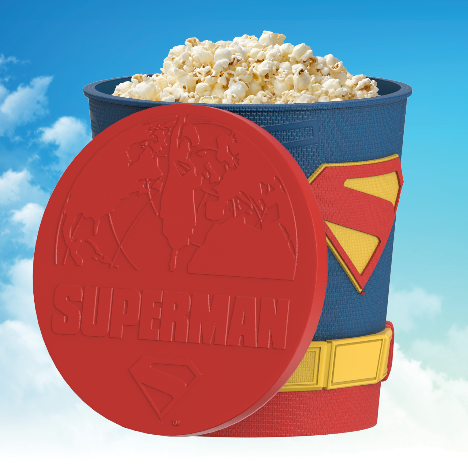 Superman 130 oz. Suit Totem Bucket